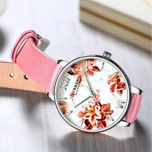 Curren Montre Femme De Luxe Quartz Analogique Fond Blanc