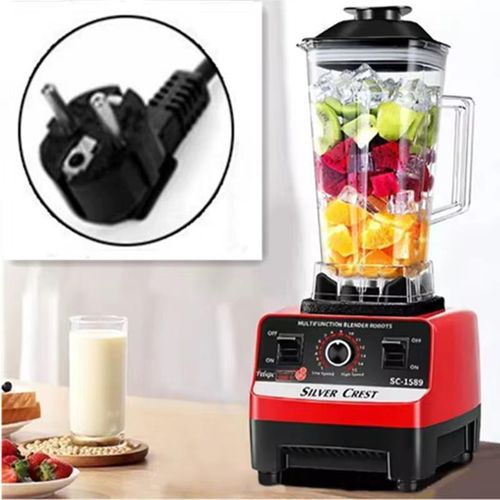 SILVER CREST Blender Professionnel 4500W – Mixeur Multifonction - Rouge / Noir - image 3
