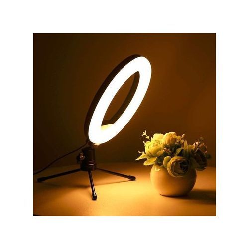 product_image_name-Generic-Anneau Lumineux Avec Trépied 12" Pour Selfie - A-502 - Blanc/Noir-3