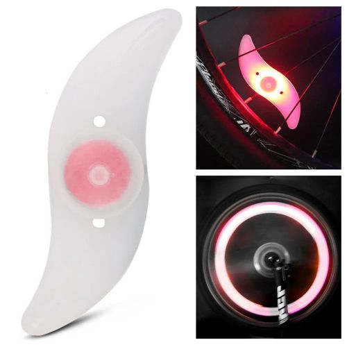 product_image_name-Generic-Éclairage LED pour vélo - 4 pièces (2 vertes + 1 rouge + 1 bleue)-4