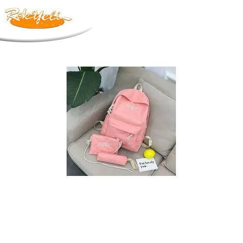 product_image_name-Generic-Sac à dos d'étudiantSac à dos Etudiant, Sac Dos Imperméable 3 Pièces - Orange-1