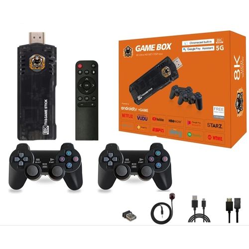 Game Box Console De Jeu Vidéo Android TV BOX 3D 8K HD - Prix pas cher