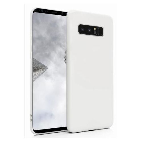 Generic Coque Silicone Compatible Pour Samsung Galaxy Note 8 - BLANC