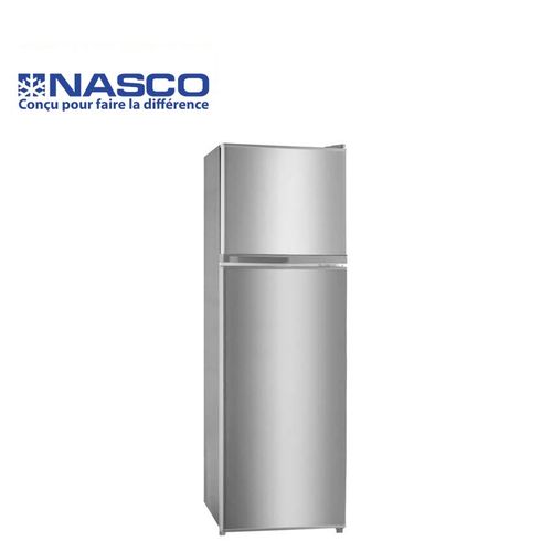 Nasco Refrigerateur 2 Battants 166 L - KNASF2-340S - Gris - Garantie 12  mois - Prix pas cher