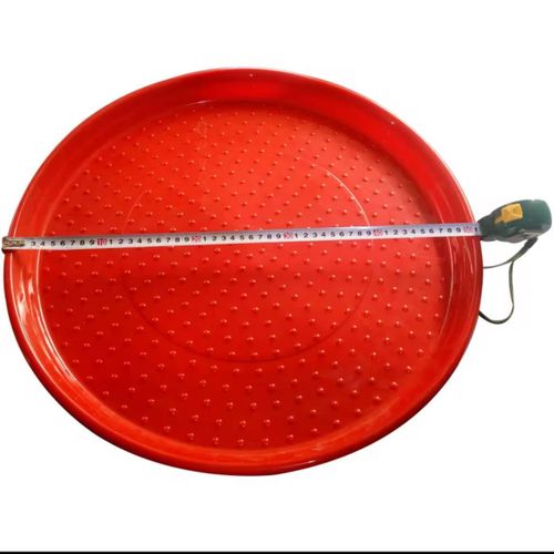 product_image_name-Generic-Plateau d’alimentation pour poussins – Plastique rouge antidérapant 52cm -( lot 10 )-2