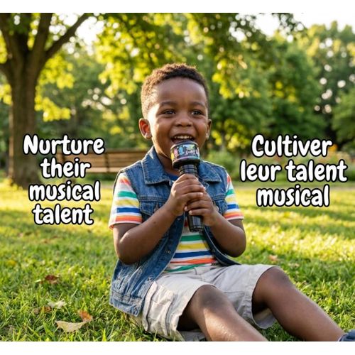 Generic Microphone pour enfants  Jouet karaoké - image 5