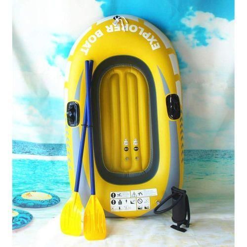 product_image_name-Generic-Bateau Gonflable Résistant avec Pagaies – Canot Pneumatique Portable pour Mer, Lac, Rivière, Pêche et Loisirs-1