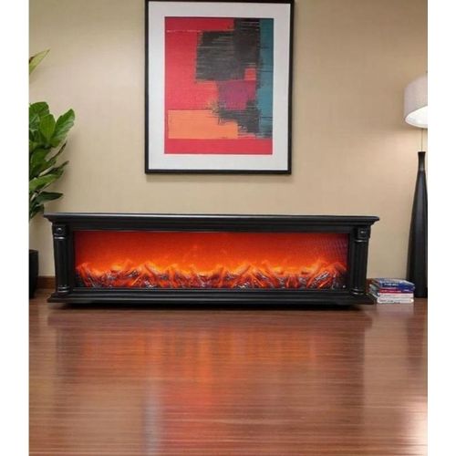 product_image_name-Generic-Cheminée Électrique décorative effet flamme réaliste avec chauffage intégré -2