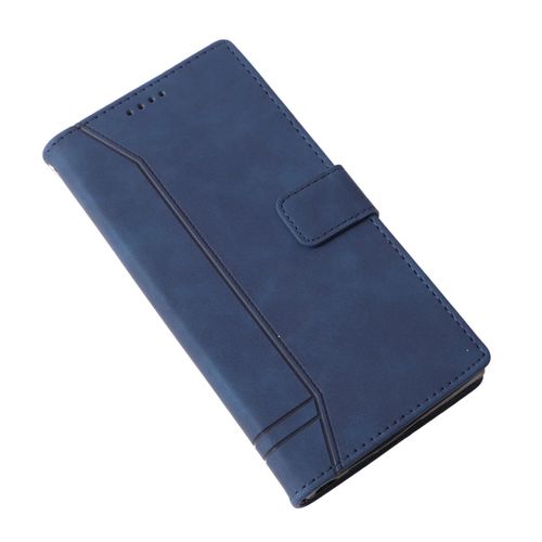 Generic Etui à Rabat En Cuir Compatible Pour Redmi A3 - BLEU