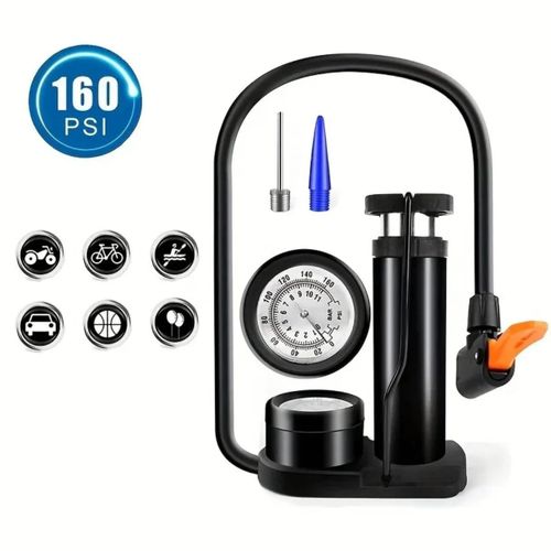 Generic Pompe à Air Haute Pression 160 PSI avec Manomètre