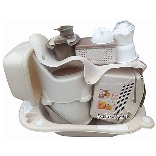 Generic Baignoire Avec Accessoires Pour Enfant -Marron
