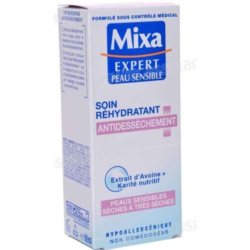 product_image_name-Generic-Crème soin rehydratant anti-dessèchement visage MIXA peaux sensibles sèches à très sèches 50 ml -1