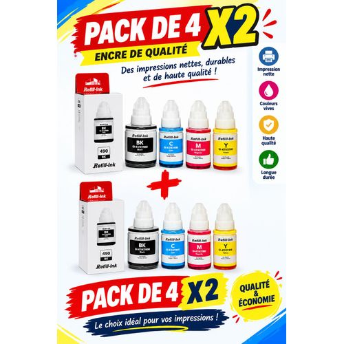 Generic Encre Pixma G-series Canon GI-490