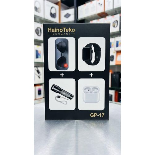Haino Teko Pack complet Montre + Lunette + Torche + Ecouteur
