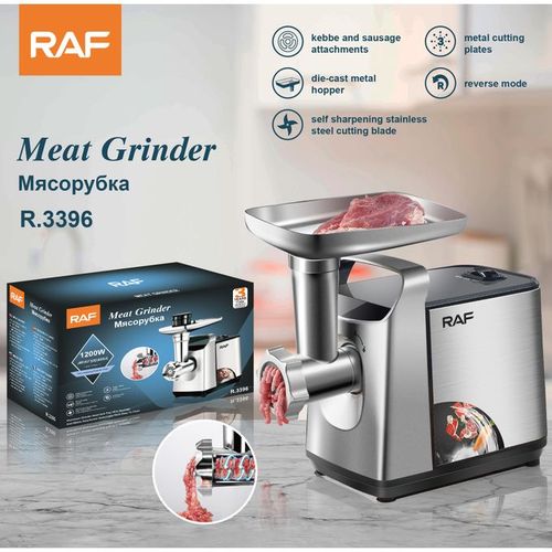 product_image_name-Generic-Hachoir à Viande électrique En Acier Inoxydable Raf -Argent-3