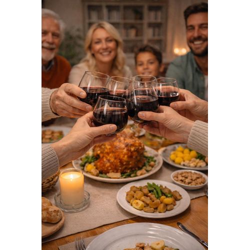 product_image_name-Generic-Lot de 6 Verres à Vin Sans Pied en Verre Transparent-4