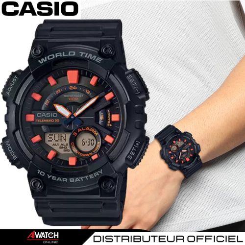 Montre casio analogique et numérique outlet