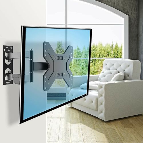 product_image_name-Generic-Support Mural Robot Pour TV Led Et LCD - 14 à 42 Pouces - Pivotant - Inclinable-1