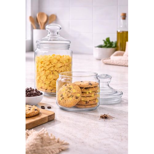 product_image_name-Generic-Bocaux de Conservation en Verre avec Couvercle – Design Élégant et Hermétique-2