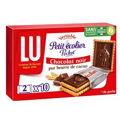 Lu Biscuits Petit Écolier Chocolat Fin Pocket 250g