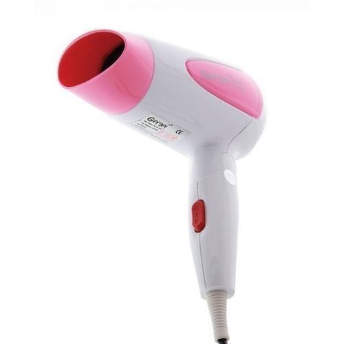Gemei GM-1756 - Sèche Cheveux Pliant - 1200W - Rose/Blanc