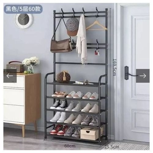 product_image_name-Generic-Porte Manteau Simple Étagère à Chaussures & Vêtement-1