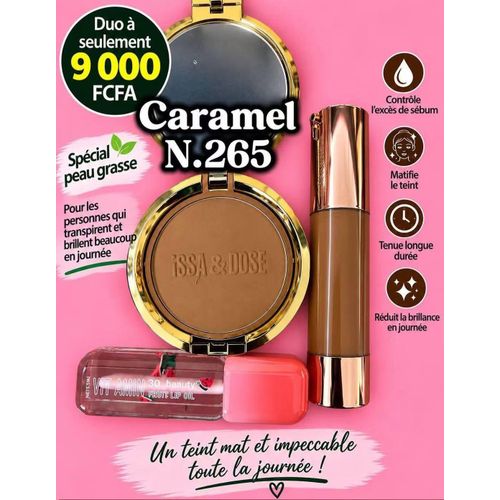 Issa & Dose Trio fond de teint pour peau grasse