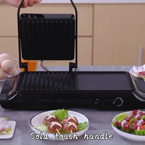 product_image_name-Generic-Barbecue électrique multifonction à double plaque, sans fumée, pour une utilisation intérieure-4