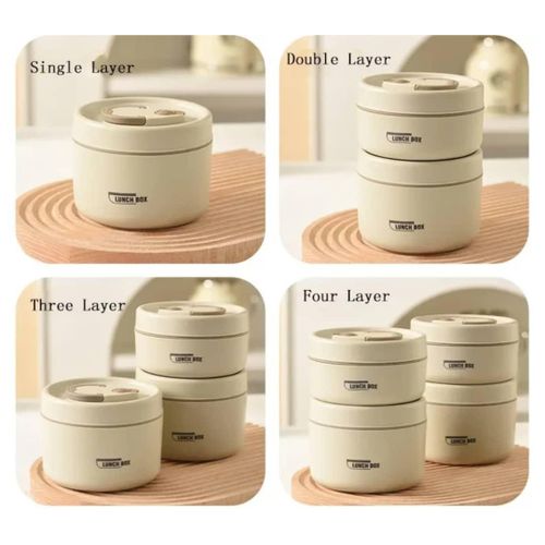 Generic LUNCH BOX ( sac + 4 bols ) - conservation et transport plats - image 3
