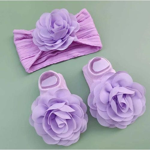Fashion ACCESSOIRES BÉBÉ – BARETTE+CHAUSSETTE