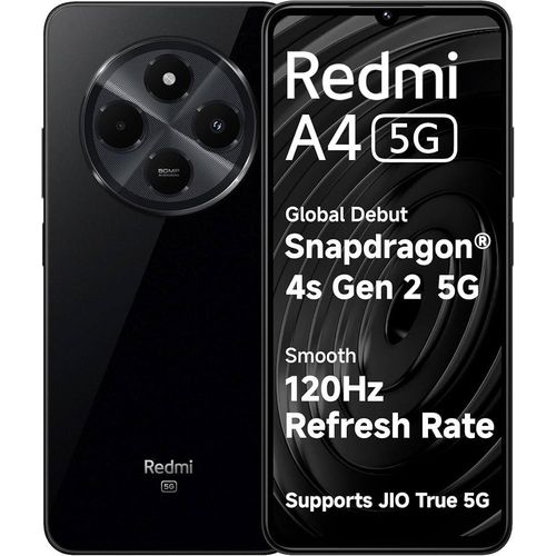 Xiaomi Redmi A4 5G noir 4/128gb