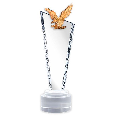 Generic Trophée décoratif en cristal – Aigle