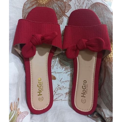 Fashion Sandales Plates Hogro Pour Femme Rouge Prix pas cher Jumia CI