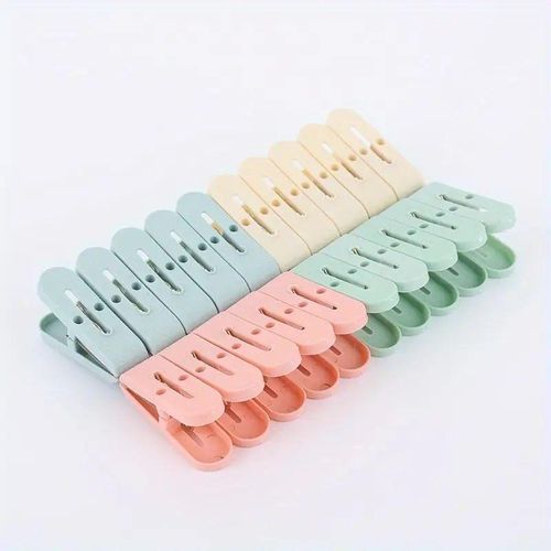 product_image_name-Generic-Lot de 24 Pinces à Linge en Plastique Multicolores - Haute Résistance-1