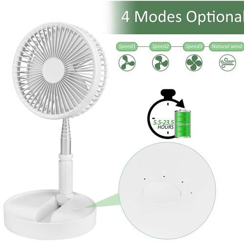 Generic Mini Ventilateur - Portable - Rechargeable USB - Pliable