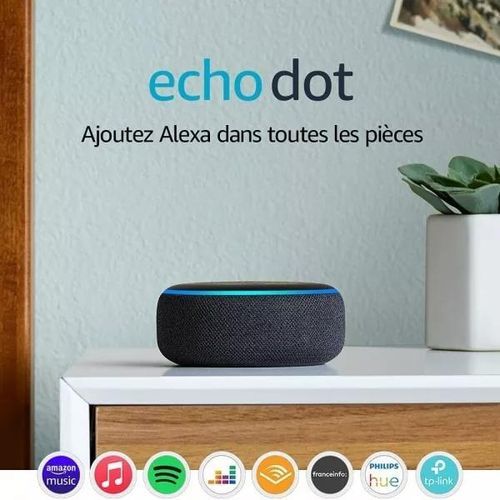 Echo Dot (3e Gen) Enceinte Connectée - Prix pas cher