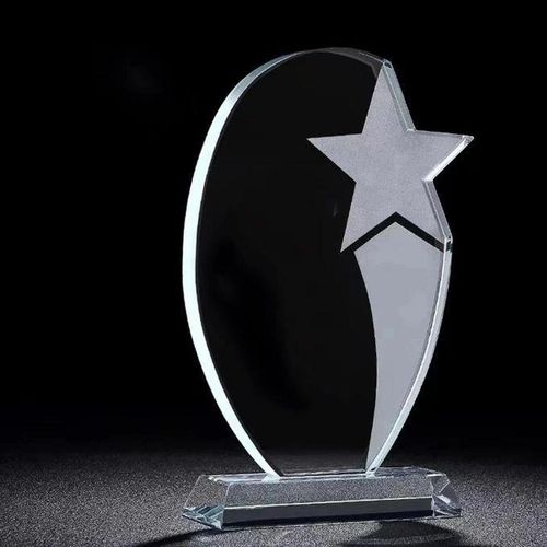 Generic Trophée décoratif en cristal – Étoile de l’Excellence