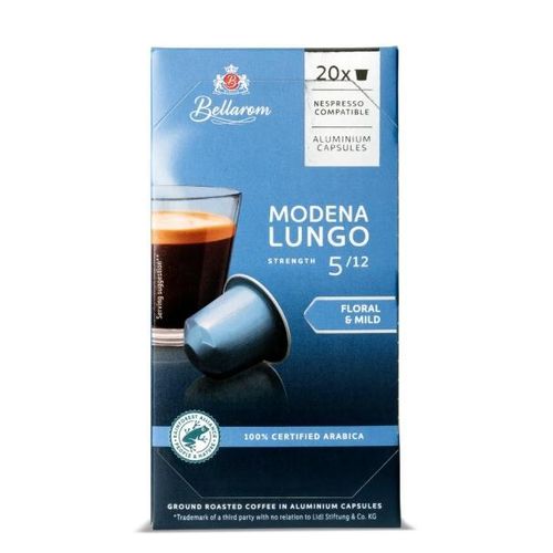 product_image_name-Generic-paquet de 20 capsules de café Modena Lungo de  BELLAROM  (20 pièces) café  intensité 5/12. Aromatique et raffiné. Adapté machine Nespresso.  Importé de France-1