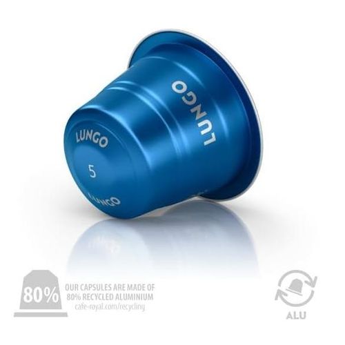product_image_name-Generic-Café Royal Lungo Switzerland, 10 Capsules de café compatibles Nespresso, 100% Arabica, intensité 5/12. Fabriqué en Suisse-5