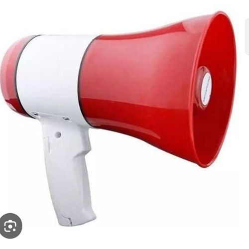 Generic mégaphone portatif rouge et blanc