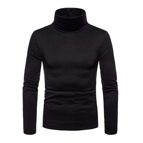 Fashion Pull A Col Roule Epais Et Chaud Pour Homme Vetement De Marque Col Haut Couleur Noir Prix pas cher Jumia CI