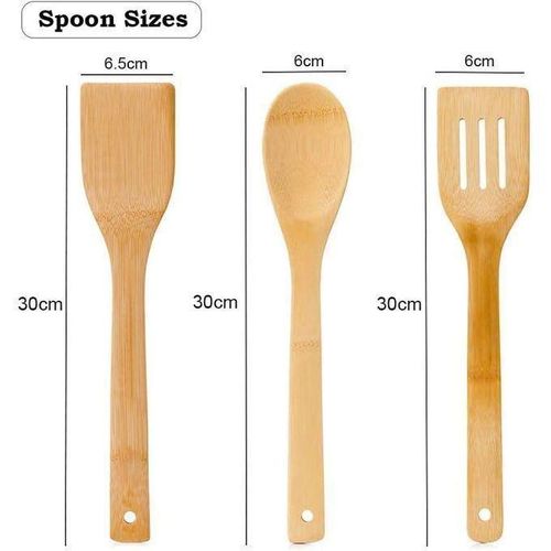 product_image_name-Generic-Chic Spatule En Bois + Bois De Cuisine-4