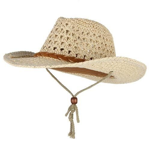 product_image_name-Fashion-Chapeau De Soleil Pour Hommes, Chapeau De Paille De Cowboy, Chapeau De Plage, Unisexe-8