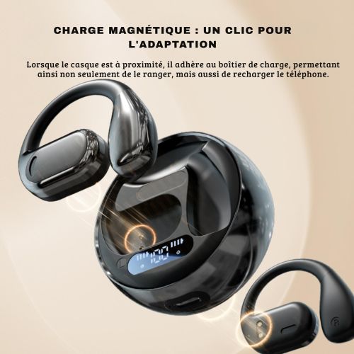 Generic AI Écouteurs Bluetooth à affichage numérique intelligents M76 AI Translation - image 4