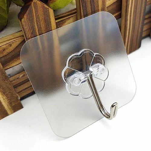 product_image_name-Generic-Lot De 6 Crochets Transparent Murale-2