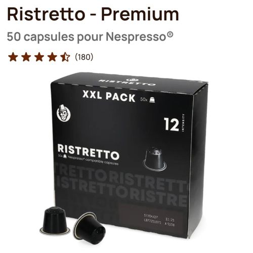 product_image_name-Espresso-Ristretto - Premium 50 capsules pour Nespresso-1