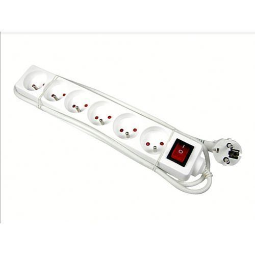 Generic Rallonge Avec 6 Prises - Blanc