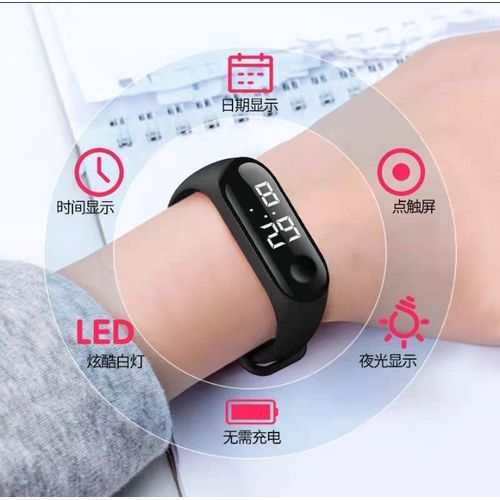 Fashion Montre Numérique, Mode Simple Imperméable à L'eau