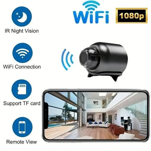 product_image_name-Generic-Caméra WiFi Mini 1080p HD - Inclut vision nocturne pour la sécurité à domicile-6