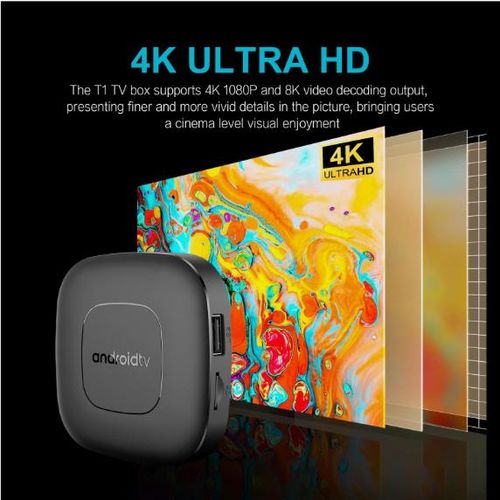 MORTAL Box TV Smart  T1 4K Android 13 H313 – Streaming Haute Définition et Bluetooth 5.2! - image 4